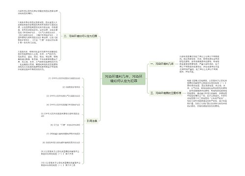 污染环境判几年，污染环境如何认定为犯罪