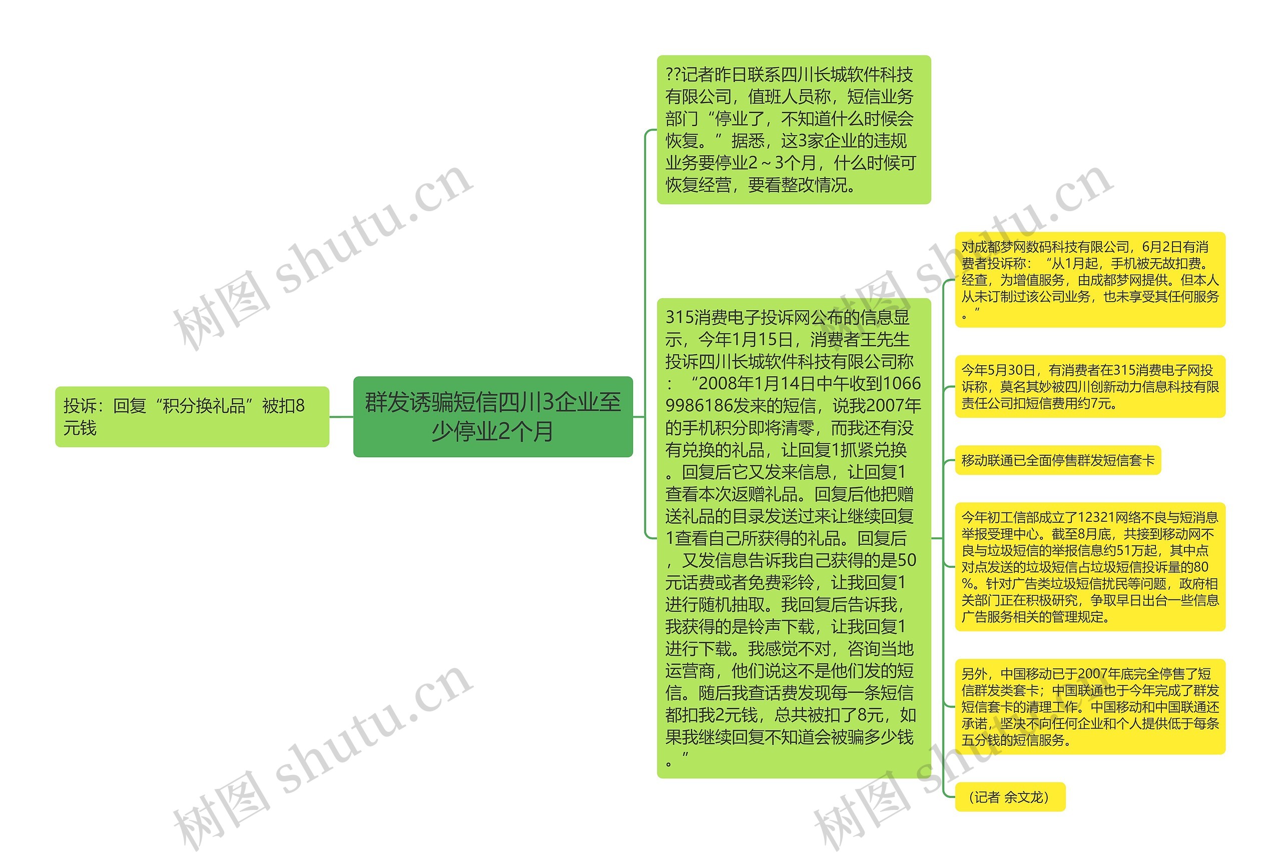 群发诱骗短信四川3企业至少停业2个月