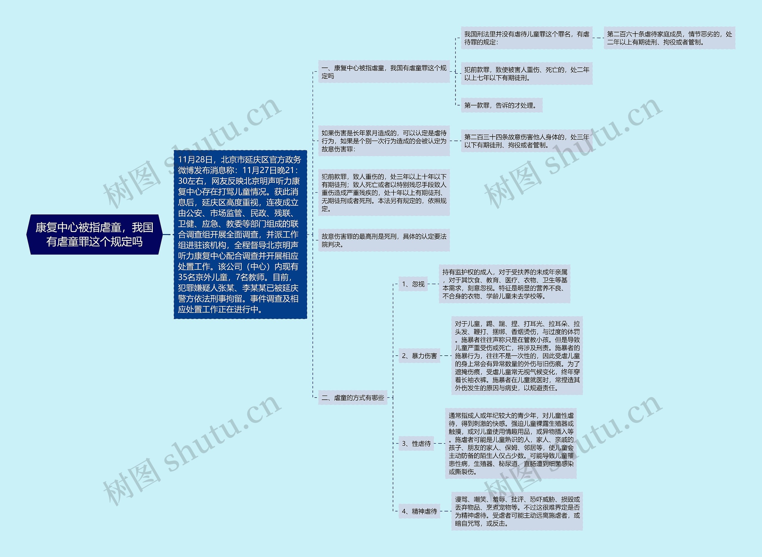 康复中心被指虐童，我国有虐童罪这个规定吗