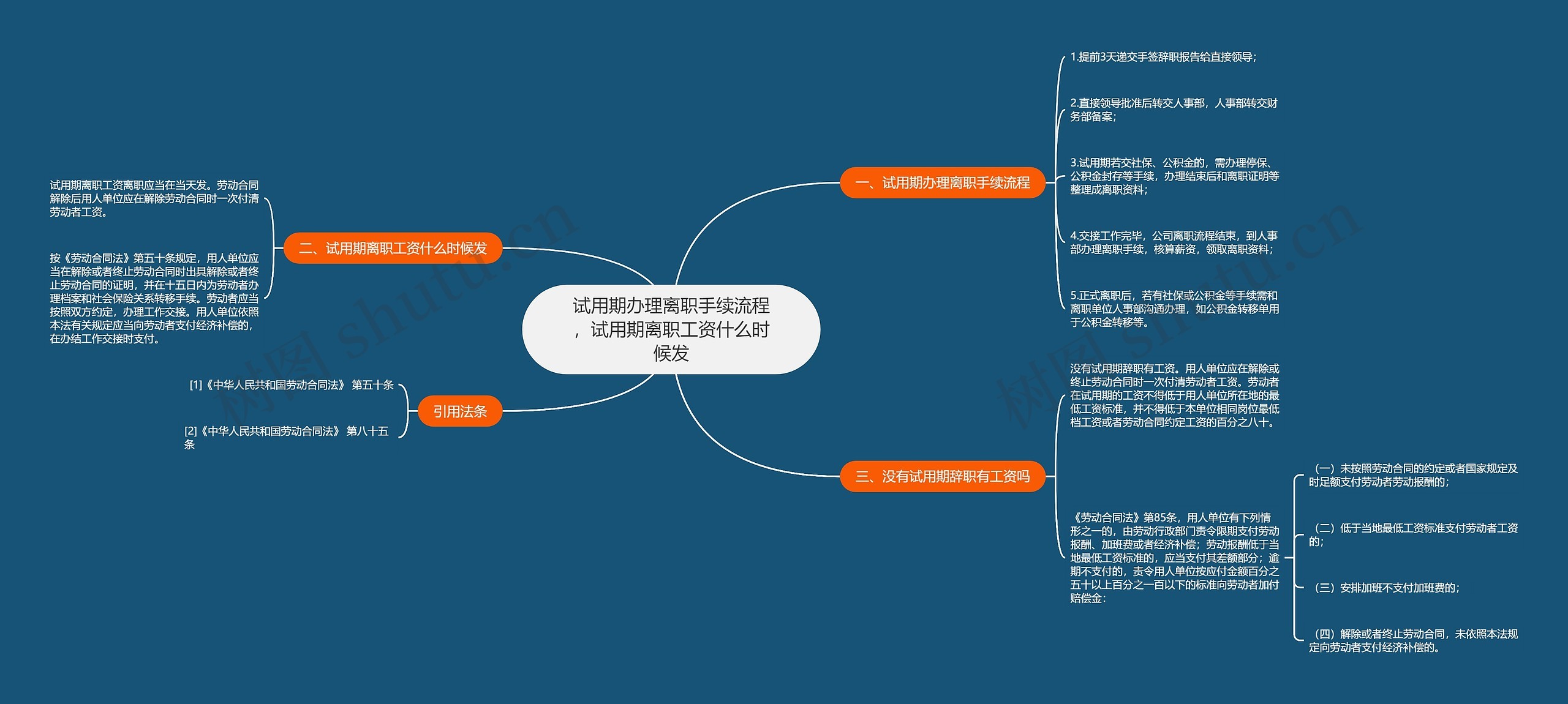 试用期办理离职手续流程，试用期离职工资什么时候发