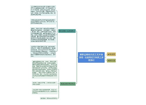 离职证明明示员工无不良表现  法庭指证又称员工多项违纪