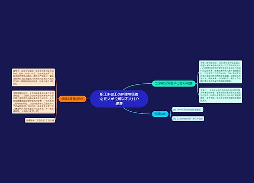 职工未做工伤护理等级鉴定 用人单位可以不支付护理费