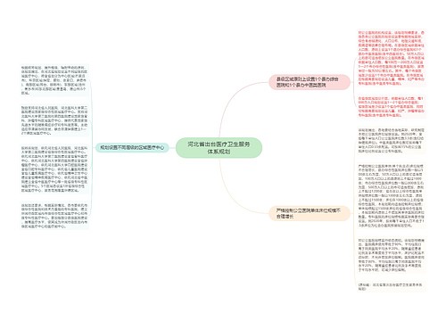 河北省出台医疗卫生服务体系规划