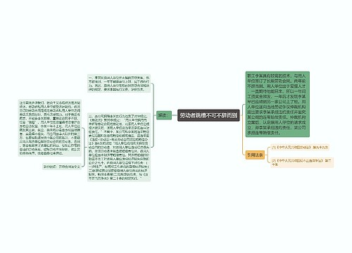 劳动者跳槽不可不辞而别