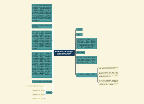 解读新旅游法第75条 团队旅游者提供住宿服务