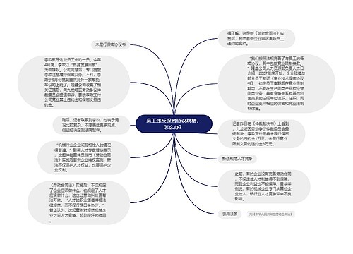 员工违反保密协议跳槽，怎么办？