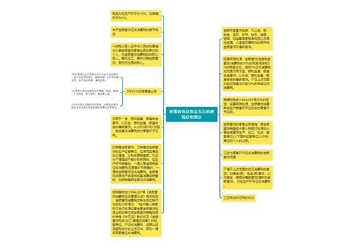 贵重首饰及珠宝玉石消费税征收规定