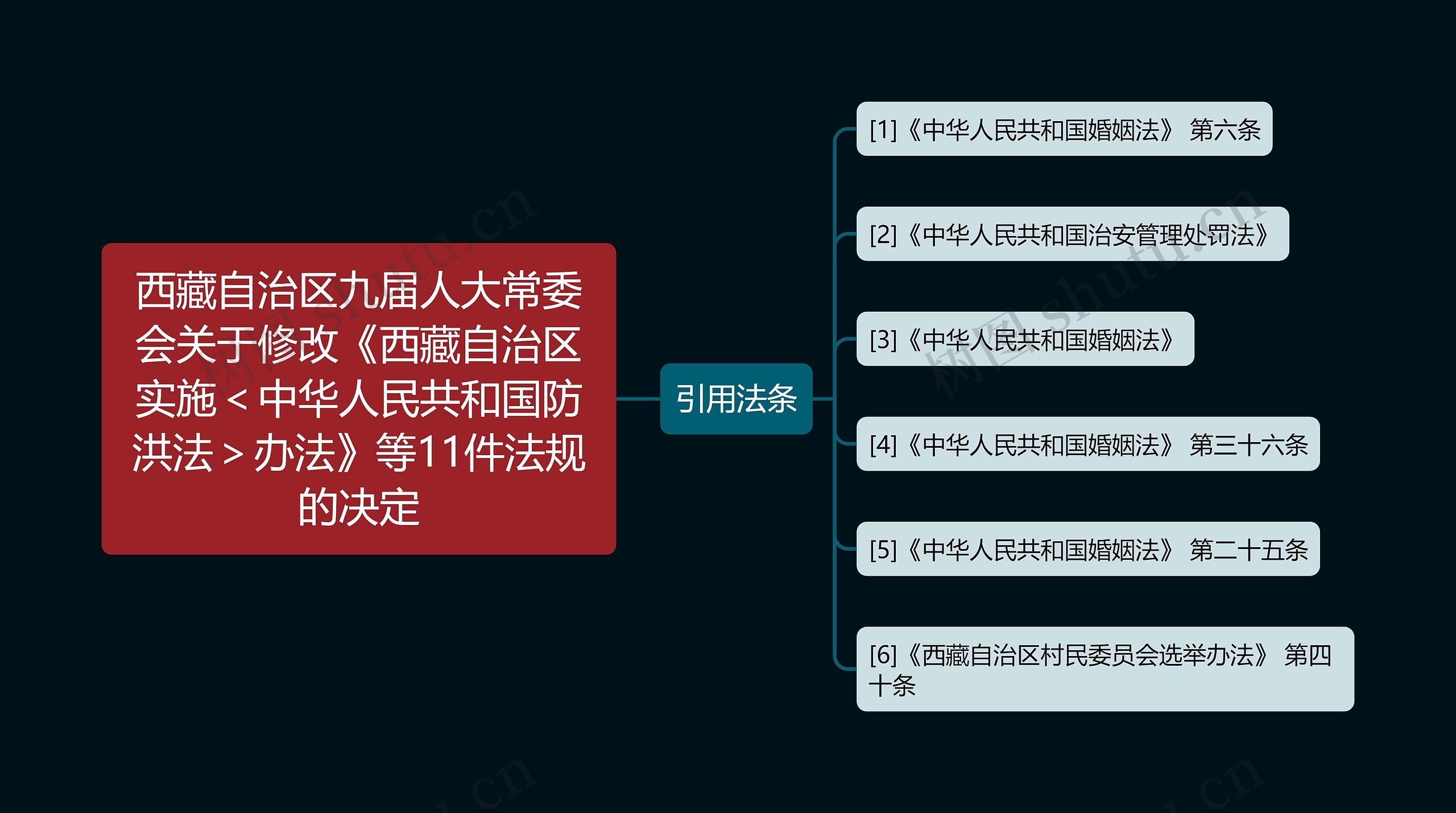 西藏自治区九届人大常委会关于修改《西藏自治区实施＜中华人民共和国防洪法＞办法》等11件法规的决定思维导图