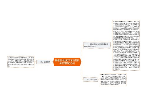 网络预约出租汽车经营服务管理暂行办法