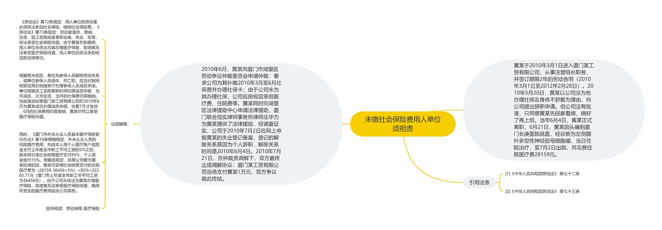 未缴社会保险费用人单位须担责思维导图