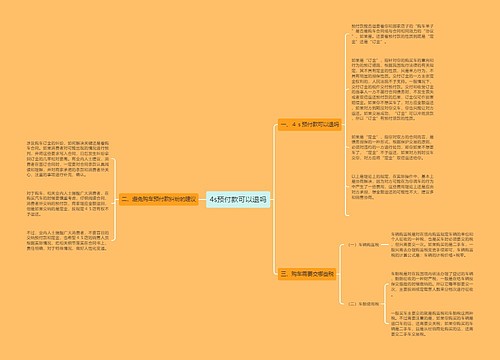 4s预付款可以退吗