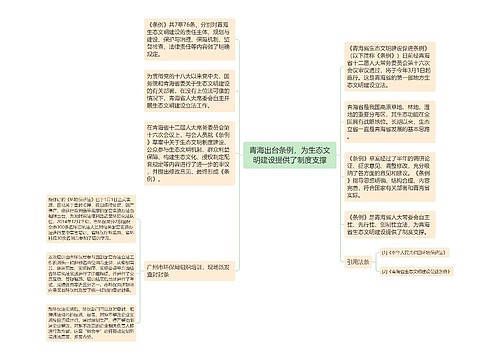 青海出台条例，为生态文明建设提供了制度支撑