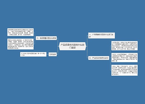 产品质量有问题找什么部门鉴定