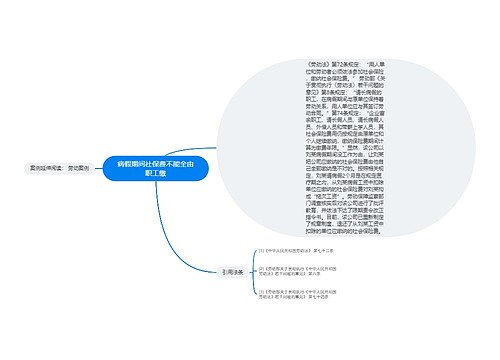 病假期间社保费不能全由职工缴