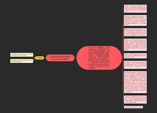 试用期内辞职是否需赔偿用人单位的培训费用？