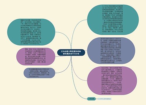 立法应最大限度避免残缺 被性骚扰者不只女性