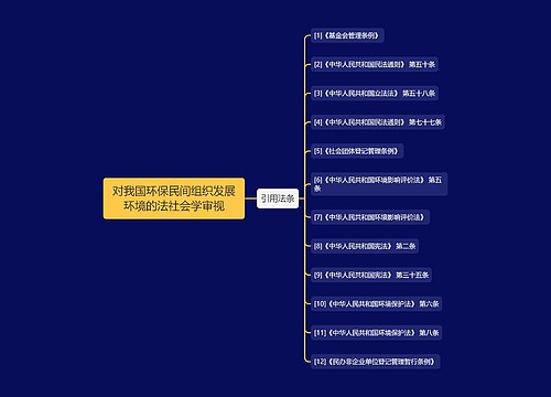 对我国环保民间组织发展环境的法社会学审视