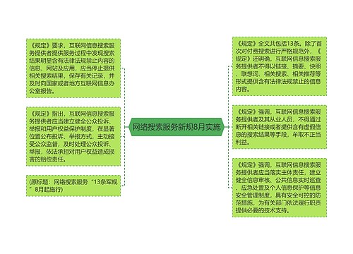 网络搜索服务新规8月实施