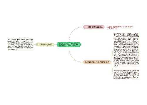 打假如何投诉到工商