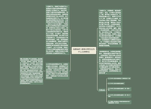 消费维权 侵害名誉权应负什么法律责任