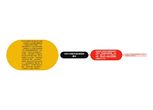 信用卡风险形成的原因有哪些