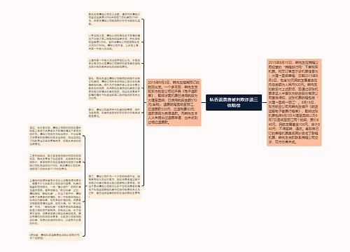 私吞退票费被判欺诈退三倍赔偿