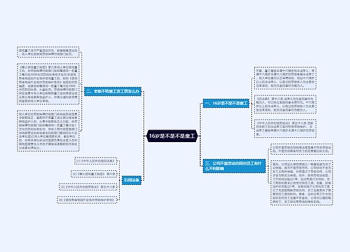 16岁是不是不是童工