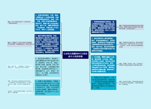 公安机关提醒8种行为易造成个人信息泄露