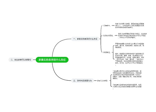 家暴实施者承担什么责任