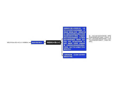 消费税计算公式