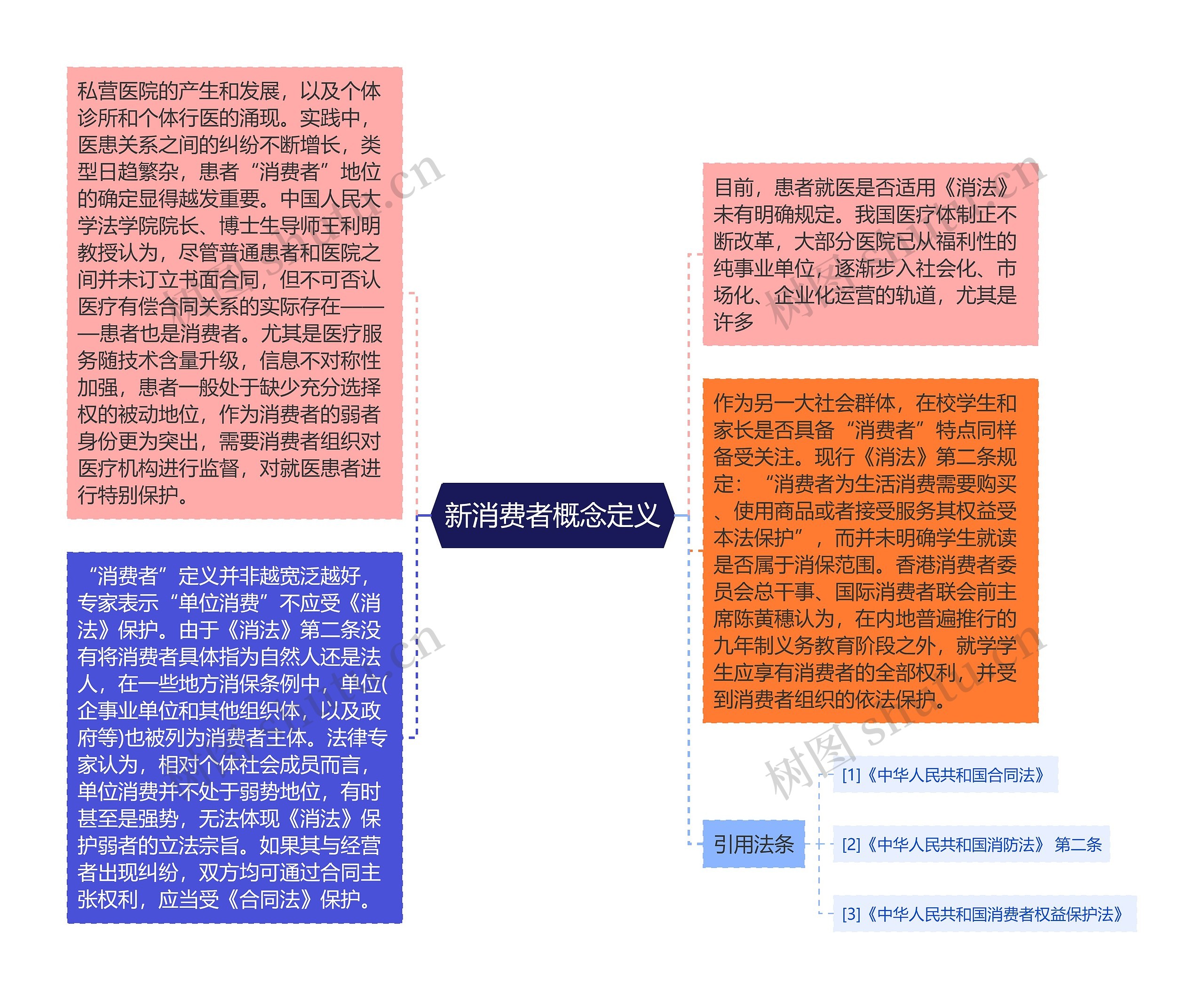 新消费者概念定义思维导图