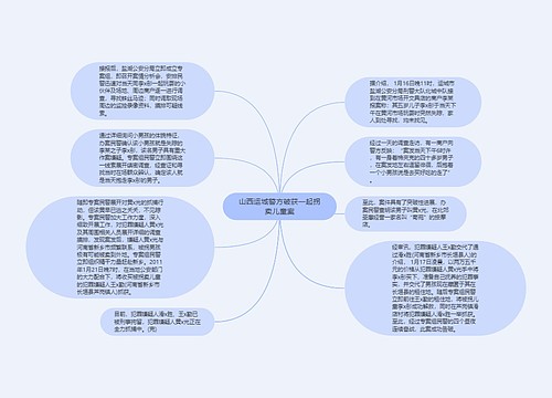 山西运城警方破获一起拐卖儿童案