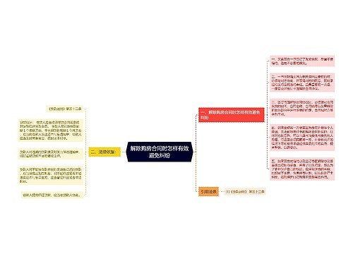 解除购房合同时怎样有效避免纠纷