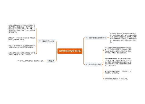 语言性骚扰报警有用吗