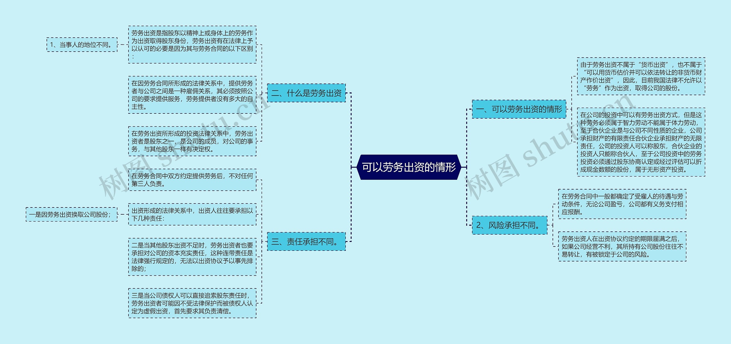可以劳务出资的情形