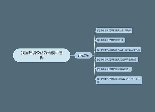 我国环境公益诉讼模式选择