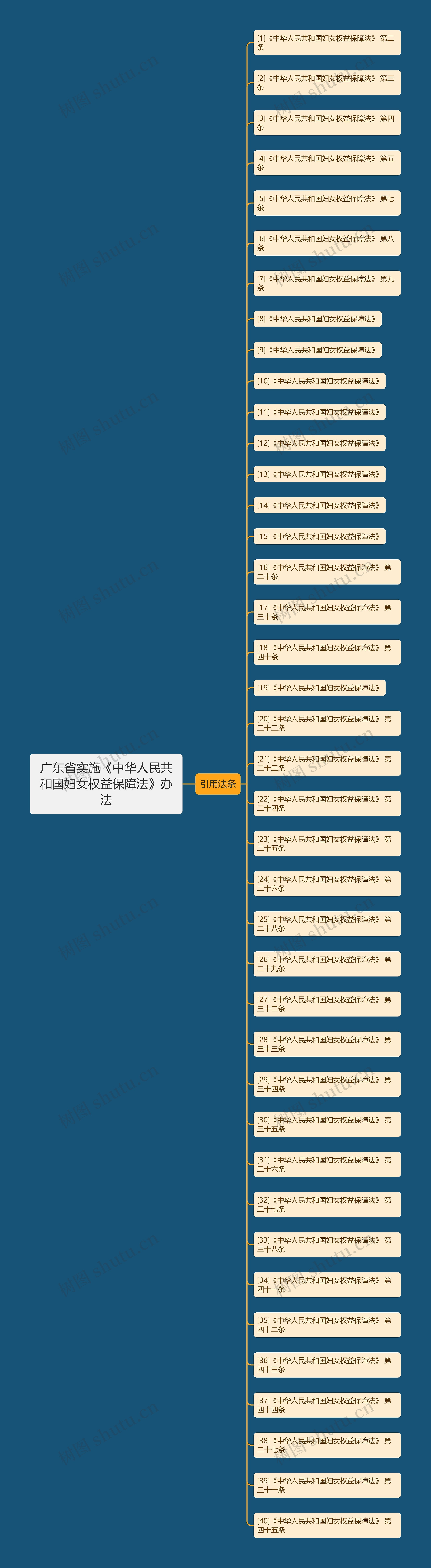 广东省实施《中华人民共和国妇女权益保障法》办法思维导图