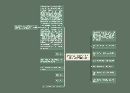 浙江宁波厂房起火并多次爆炸 火势已得到控制