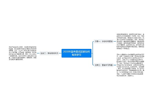 2020年国考面试居家如何有效学习