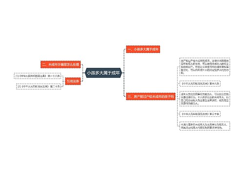 小孩多大属于成年