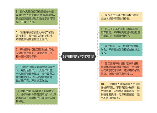 砼搅捣安全技术交底