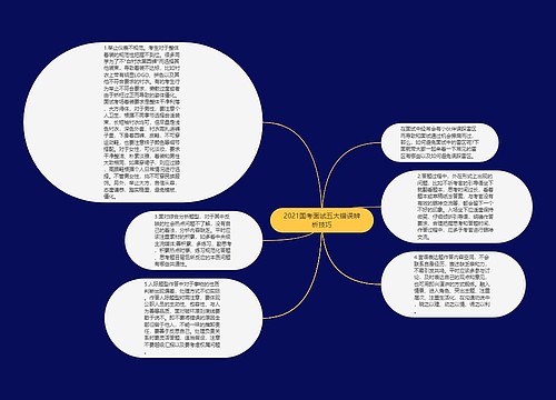 2021国考面试五大错误辨析技巧