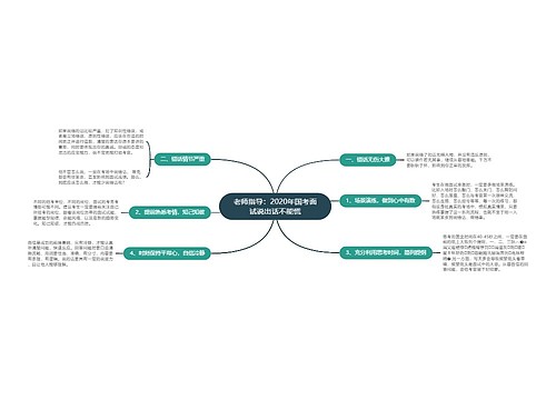 老师指导：2020年国考面试说出话不能慌