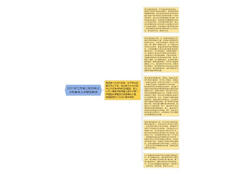 2021年江苏省公务员申论冲刺备考之多题型解读