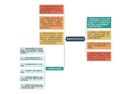 卷扬机安全技术交底