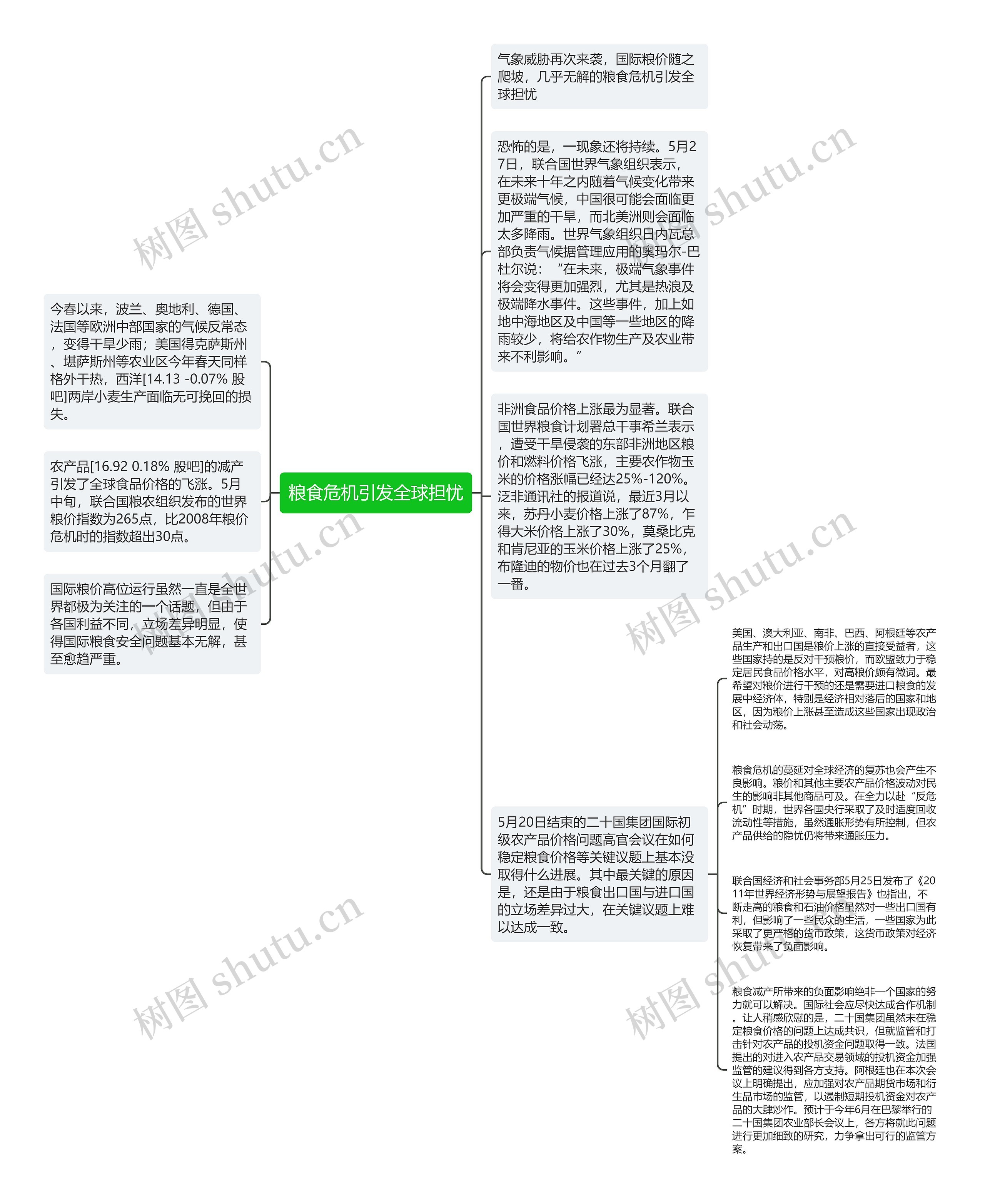 粮食危机引发全球担忧