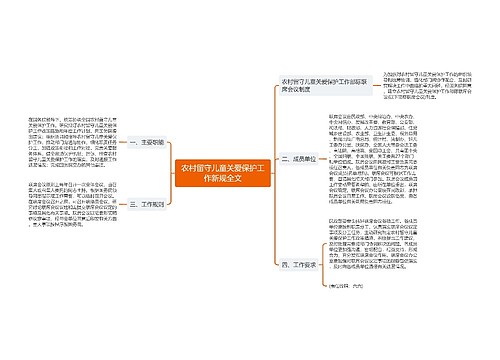 农村留守儿童关爱保护工作新规全文