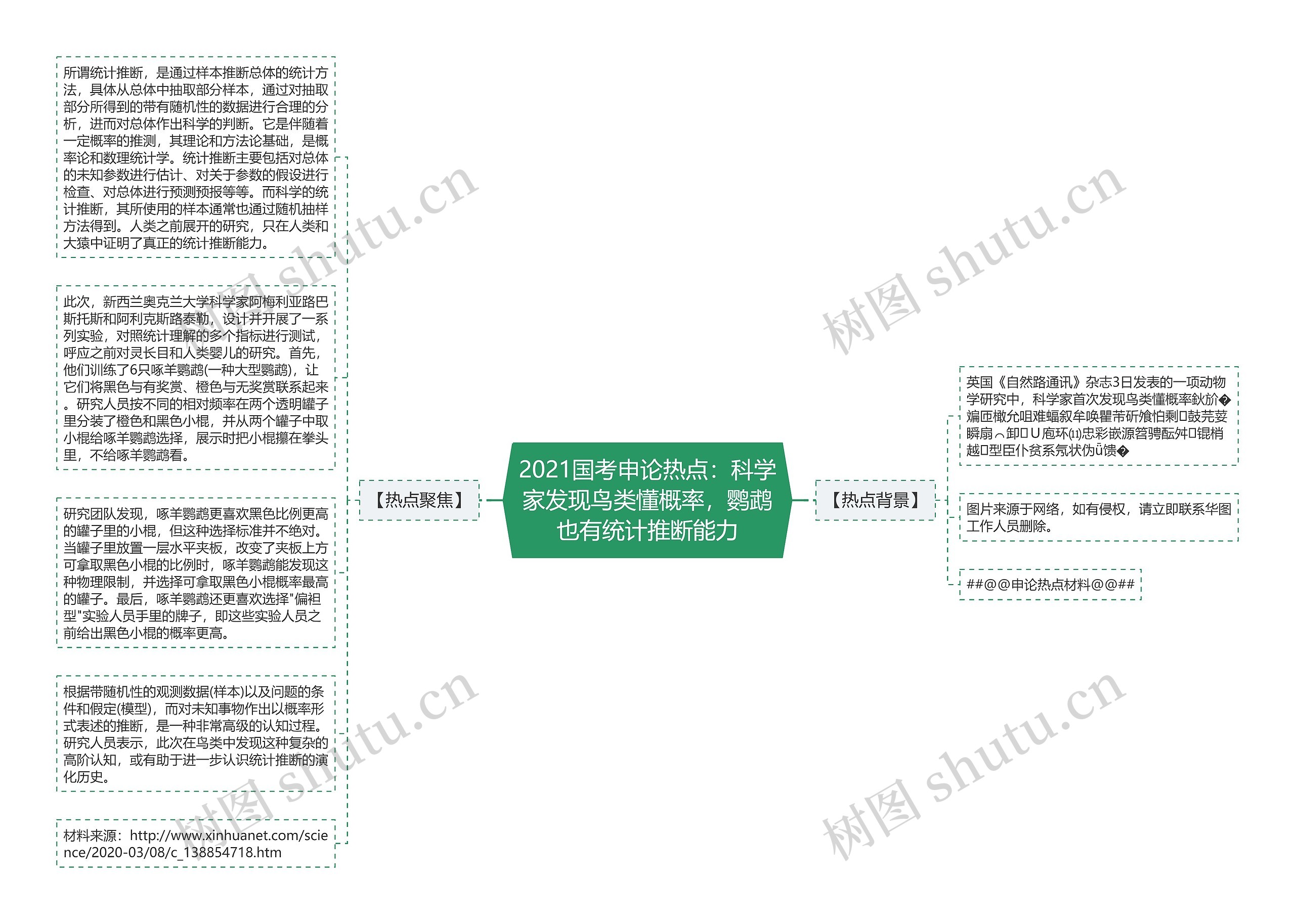 2021国考申论热点：科学家发现鸟类懂概率，鹦鹉也有统计推断能力