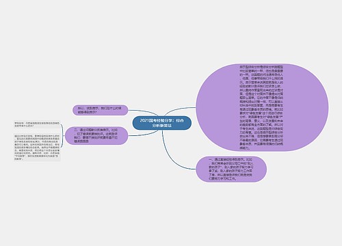 2021国考经验分享：综合分析新答法