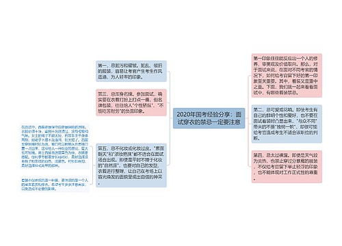 2020年国考经验分享：面试穿衣的禁忌一定要注意